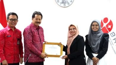 Wakil Bupati Tabanan, I Made Dirga, saat melakukan koordinasi dan konsultasi terkait inovasi pengelolaan sampah ke Gedung BJ Habibie BRIN, Jakarta