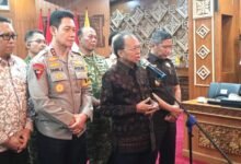Gubernur Bali Wayan Koster bersama jajaran Forkopimda Provinsi Bali