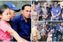 Anggota Komisi III DPR RI Wayan Sudirta saat melayat ke rumah duka
