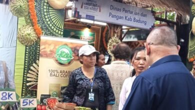 Foto: Suasana penyelenggaraan BRI Nusa Dua Eco Market 2026 di Peninsula Island