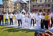 Bupati Wayan Adi Arnawa hadir saat Gelar Pasukan Calon Paskibraka Kabupaten Badung dan Paskibra Kecamatan se-Kabupaten Badung di Lapangan Puspem Badung