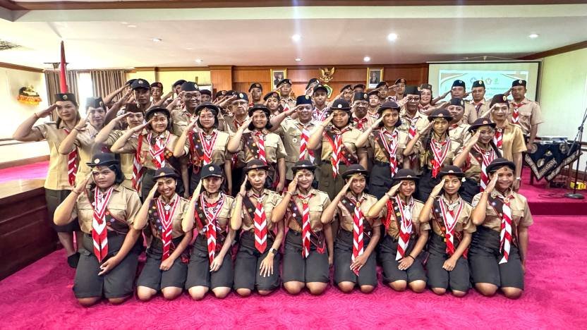 Pelepasan peserta Jambore Nasional 2026