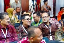 Wabup Bagus Alit Sucipta saat menghadiri Rakor Penguatan Integritas dan Pencegahan Korupsi di Gedung Negara Grahadi, Kota Surabaya