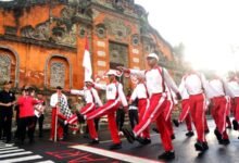 Wabup Tjok Surya Lepas Lomba Gerak Jalan