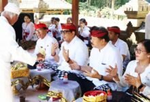 Pemerintah Kabupaten Tabanan laksanakan persembahyangan bersama Purnama Sasih Katiga