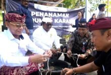 Bupati Klungkung, I Made Satria membuka Surya Metu Festival