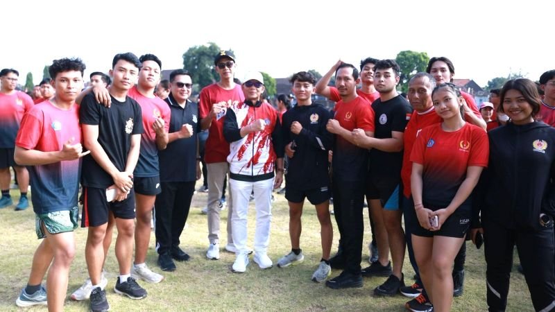 Bupati Satria launching TC fisik 285 atlet Klungkung menuju Porprov Bali 2027