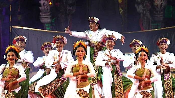 Parade Gong Kebyar Wanita Duta kabupaten Badung