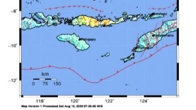 foto pencitraan lokasi gempa