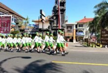 Gerak Jalan HUT ke-81 RI di Gianyar