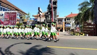 Gerak Jalan HUT ke-81 RI di Gianyar