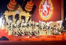 Parade Gong Kebyar Wanita Duta kabupaten Badung
