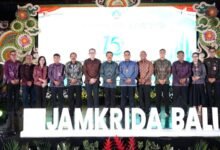 perayaan HUT ke-15 PT Jamkrida Bali Mandara di Gedung Ksirarnawa, Taman Budaya Provinsi Bali