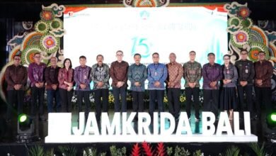 perayaan HUT ke-15 PT Jamkrida Bali Mandara di Gedung Ksirarnawa, Taman Budaya Provinsi Bali
