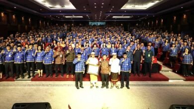 Foto: Walikota Denpasar, I Gusti Ngurah Jaya Negara saat kegiatan Pengukuhan Pergantian Antar Waktu (PAW) Dewan Pengurus KORPRI Kota Denpasar yang di sasikan Ketua Umum Dewan Pengurus Nasional (DPN) KORPRI, Prof. Dr. Zudan Arif Fahrulloh