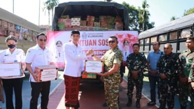 Pemkab Klungkung salurkan bantuan logistik korban gempa bumi Nusa Tenggara Timur