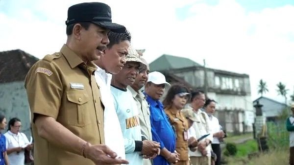 Peninjauan sentra pertanian untuk memastikan ketersediaan stok pangan tetap aman