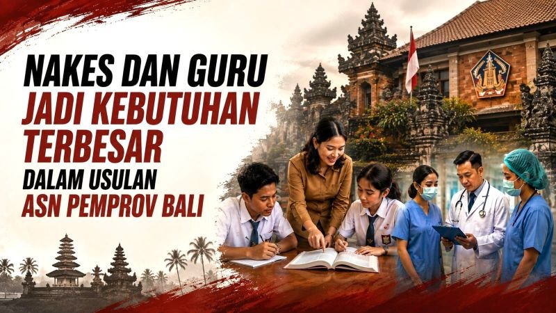 Ilustrasi Guru dan Tenaga Kesehatan