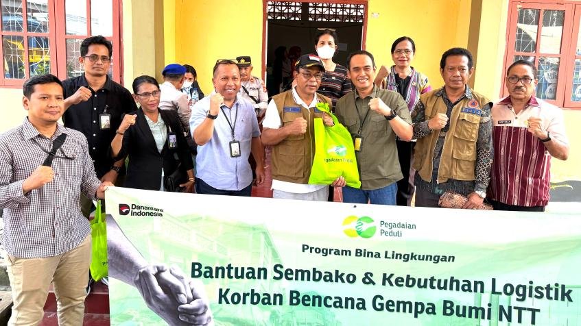 Pegadaian salurkan bantuan tanggap darurat gempa NTT melalui program Pegadaian Peduli