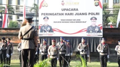Polda Bali gelar upacara peringatan Hari Juang Polri teguhkan semangat pengabdian