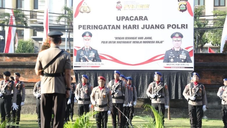Polda Bali gelar upacara peringatan Hari Juang Polri teguhkan semangat pengabdian