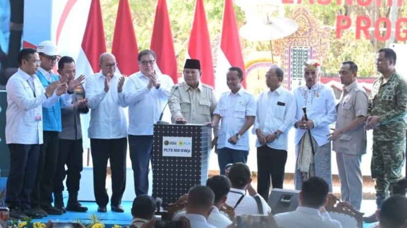 Presiden Prabowo luncurkan program PLTS 100 GWp di Gilimanuk Bali