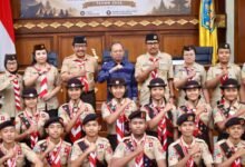 Gubernur Koster Lepas Kontingan Pramuka Bali Menuju Jambore Nasional