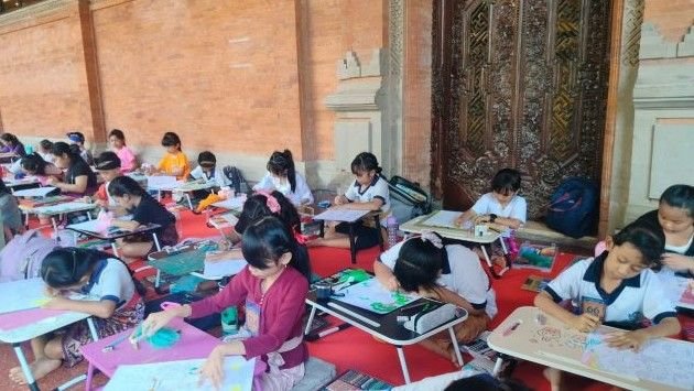Lomba Mewarnai Sekolah Dasar (SD) kelas I hingga III pada Pesta Kesenian Bali (PKB) XLVIII Tahun 2026