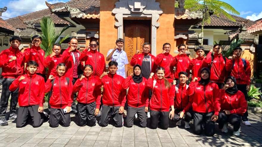 Atlet Bakti Negara Klungkung siap tempur di Badung Cup I 2026 dilepas langsung oleh Wabup Surya Putra