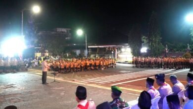 Peringati Hari Pramuka ke-65 Kwarcab Klungkung gelar renungan suci dan bentuk Saka Anti Narkoba bersama BNN