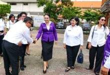 Ketua TP Posyandu Badung Ny. Rasniathi Adi Arnawa paparkan transformasi layanan 6 SPM di evaluasi tingkat Provinsi Bali