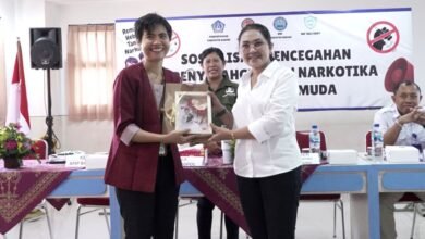 Bunda Anti Narkoba edukasi siswa SMP Bali Kiddy School terkait sinergi P4GN di lingkungan sekolah