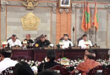 Suasana Rapat Paripurna DPRD Kabupaten Tabanan