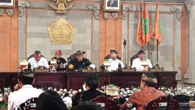 Suasana Rapat Paripurna DPRD Kabupaten Tabanan