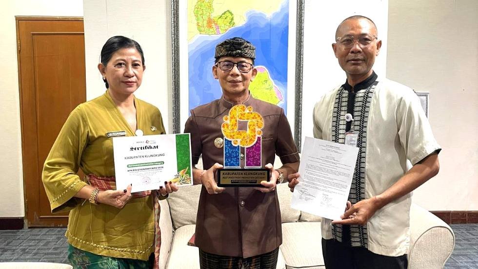 Pemkab Klungkung raih penghargaan Best Investment Promotion dan Juara Lomba Video Kreatif APKASI Otonomi Expo 2026