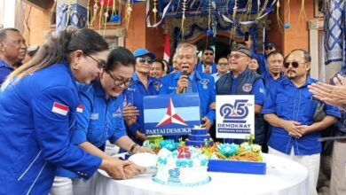 Momen Perayaan HUT ke 25 Partai Demokrat di Bali