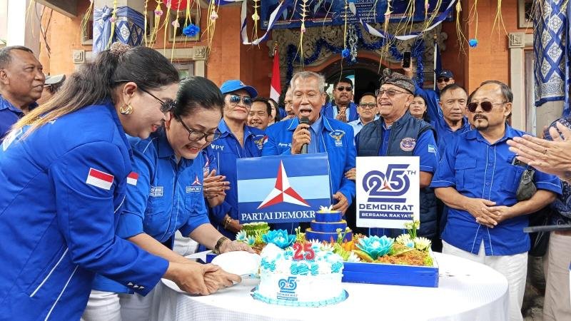 Momen Perayaan HUT ke 25 Partai Demokrat di Bali