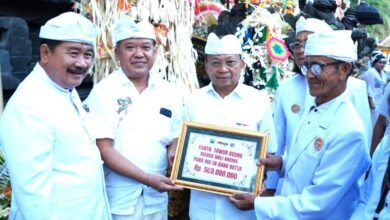 Gubernur Wayan Koster hadiri puncak karya Panca Wali Krama Ulun Danu Batur rawat kesucian alam Bali
