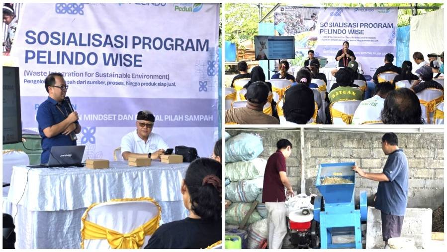 Dari sampah menjadi nilai tambah Pelindo lanjutkan program WISE di ring 1 Pelabuhan Benoa