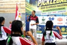 Wabup Tjok Surya buka turnamen pickleball IGORNAS Klungkung peringati Haornas 2026