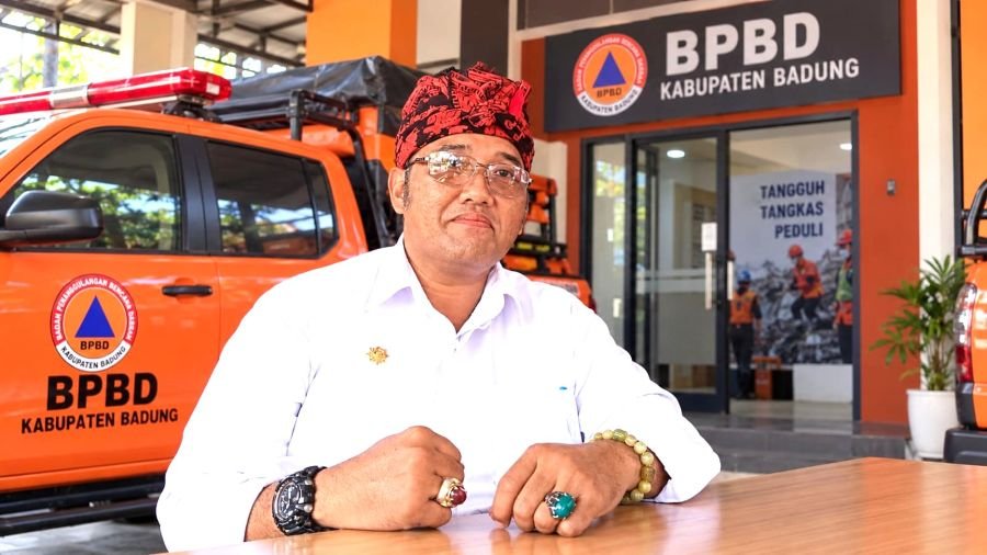 Pelaksana Tugas (Plt.) Kepala Pelaksana BPBD Kabupaten Badung, A.A.N. Agung Damar Negara, S.STP., M.Si
